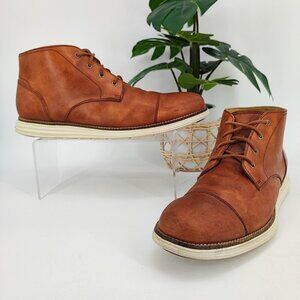 Cole Haan Men’s Grand OS Brown Leather Casual Shoes Size 10.5M US